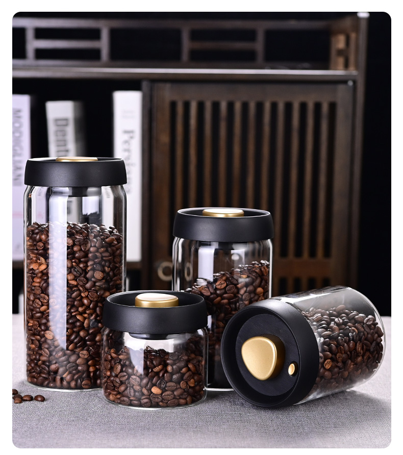 Food Storage Vacuum Seal - 커피콩 보관용기, 진공 밀폐용기, 주방 식품