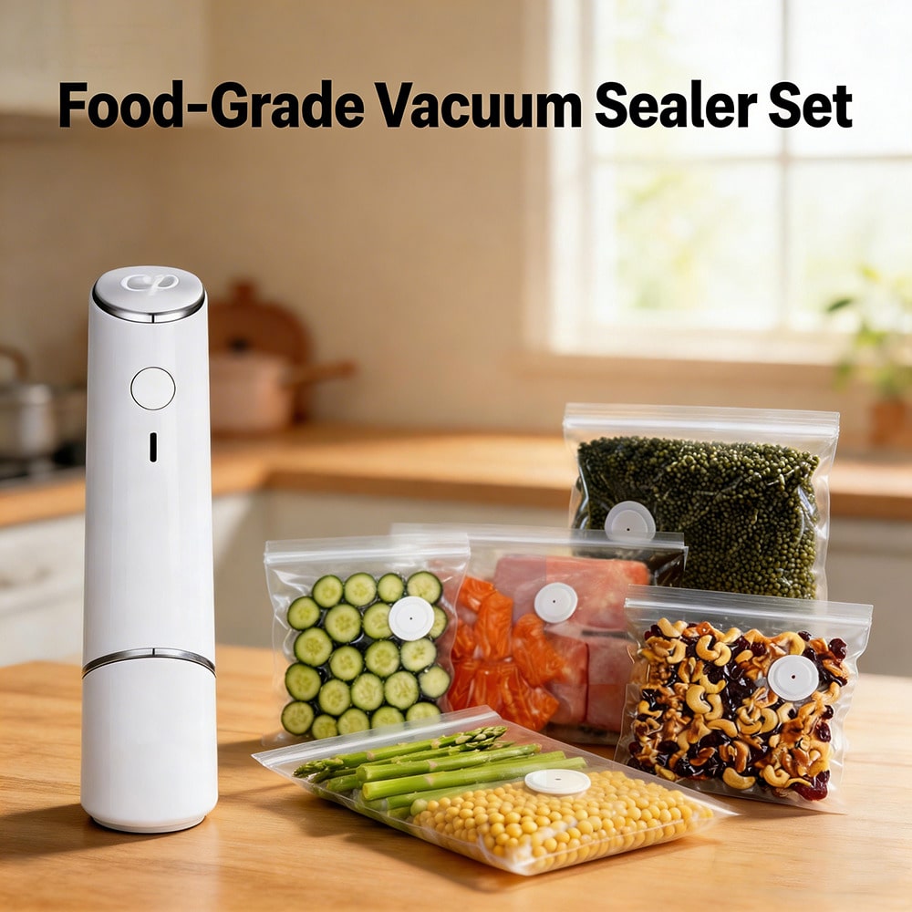 Food Storage Vacuum Seal - 30개 재사용 가능한 진공 백+1개의 소형