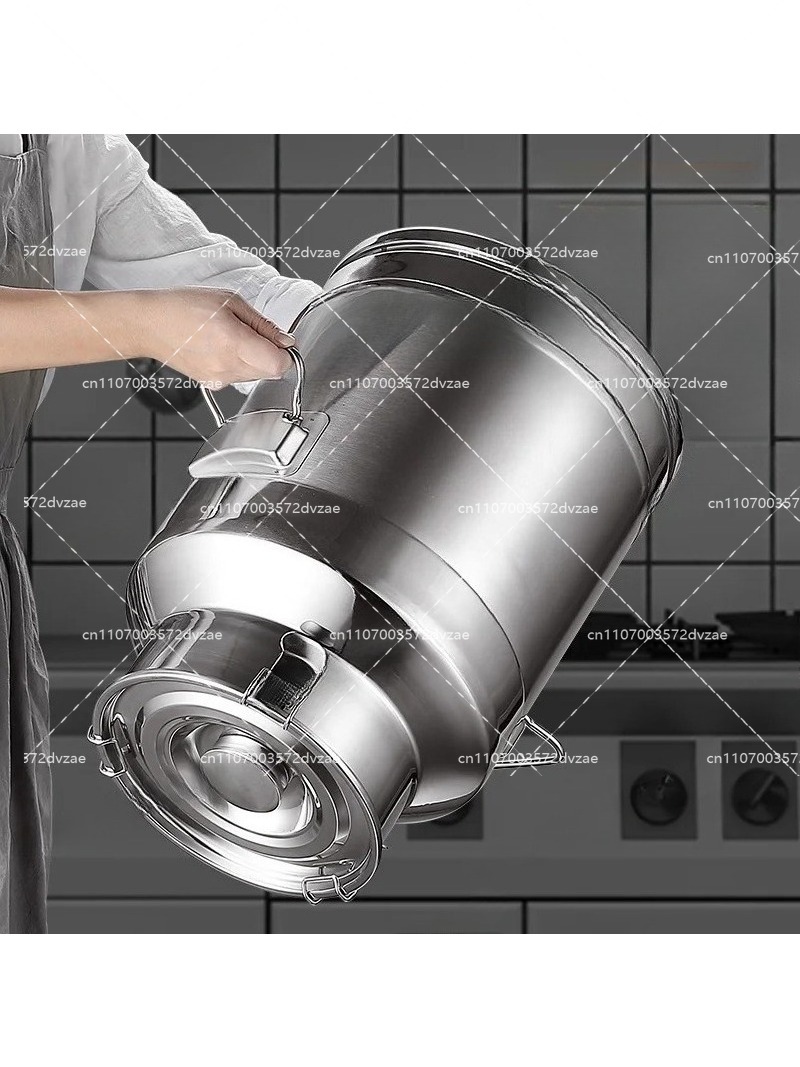 Food Storage Drums - 304 스테인리스 스틸 밀폐형 우유통 식품