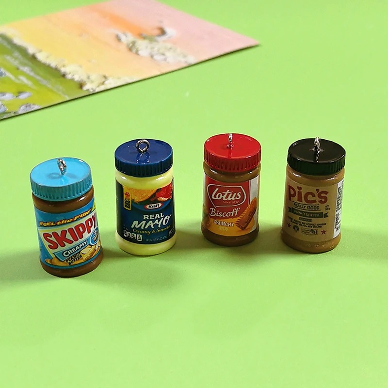 Salad Dressing Bottle - 3D 미니어처 빅 샐러드 땅콩버터 레진