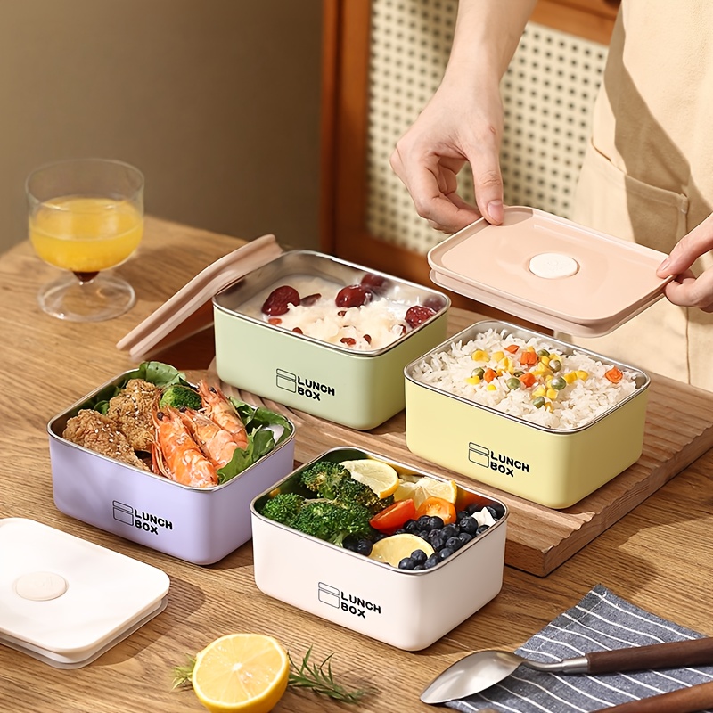 Food Storage With Colander - 스테인리스 스틸 누수 방지 및 보온
