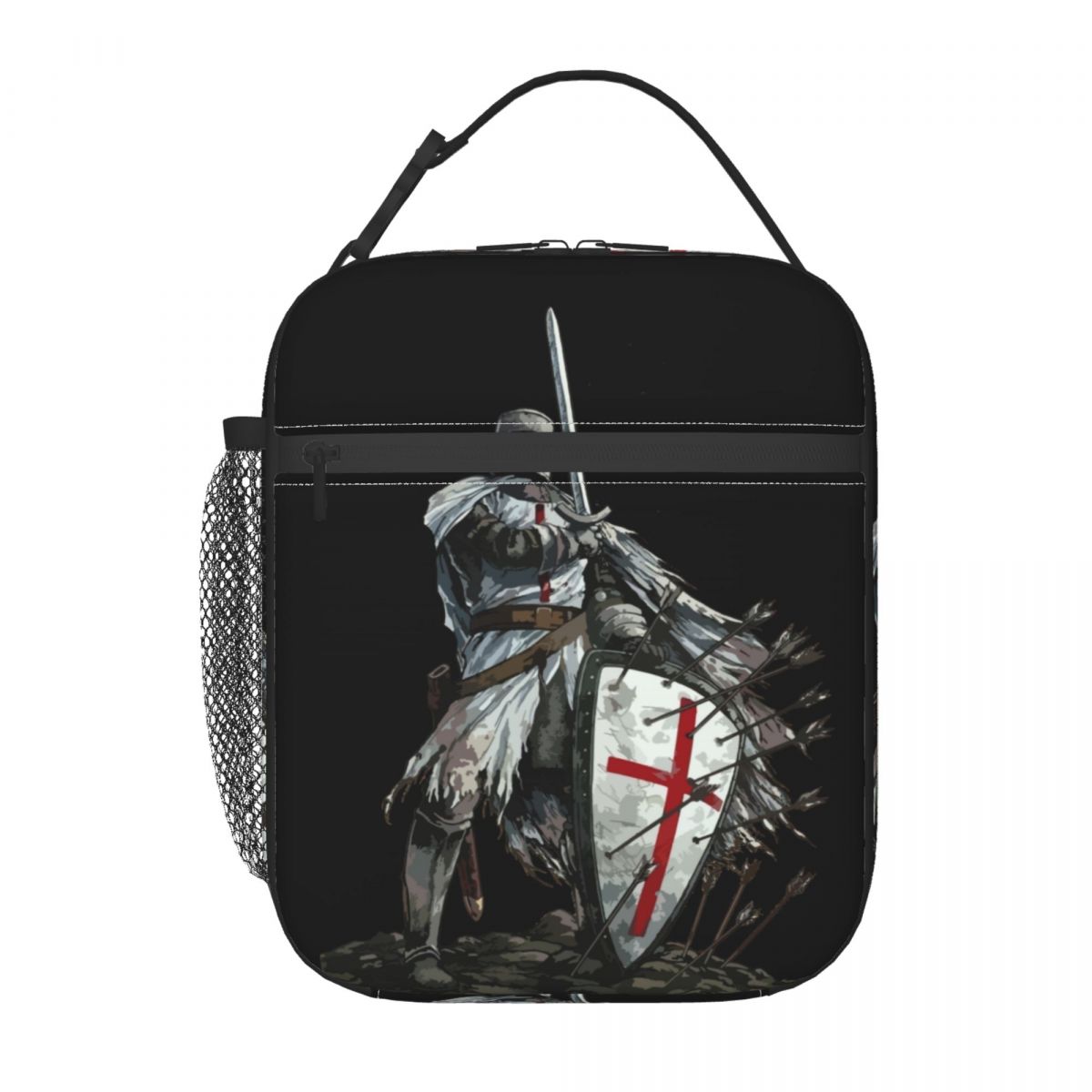 Food Storage Medieval - Knights Templar Warrior 절연 도시락 가방