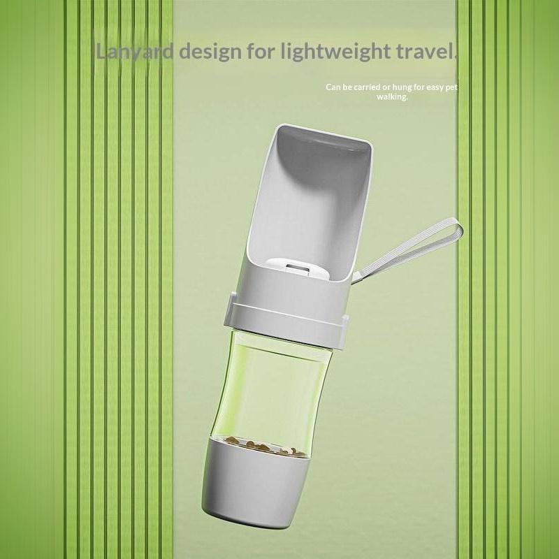 Food Storage Non Toxic - 누수 방지 휴대용 반려동물 물병 2-in-1