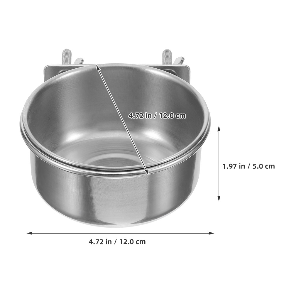 튼튼한 스테인리스 스틸 앵무새 먹이 그릇, 새장용 클램 - Food Storage Non Toxic 리뷰 및 가격