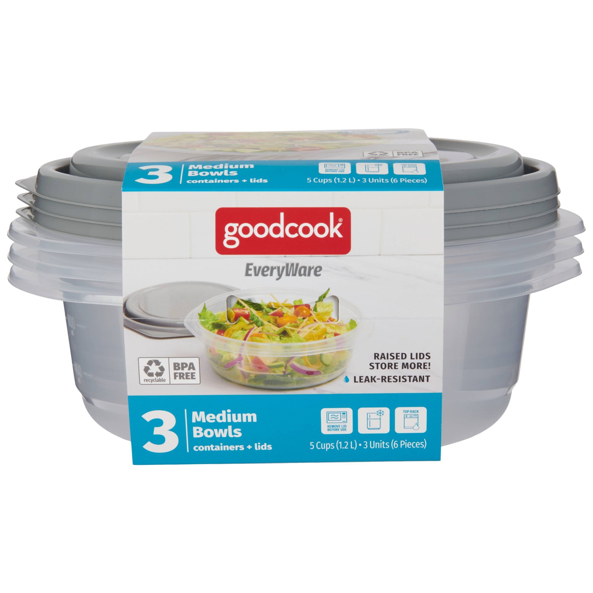 6개입 원형 5컵 음식 보관 용기(뚜껑 포함), 식사  - Food Storage With Colander 리뷰 및 가격