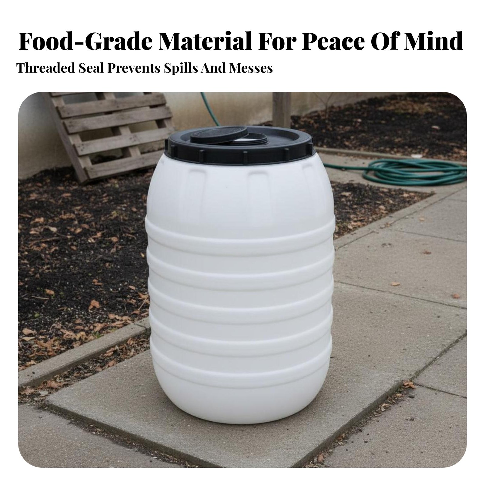 식품 등급 플라스틱 배럴 밀폐형 뚜껑 식품 등급 물통  - Food Storage Drums 리뷰 및 가격