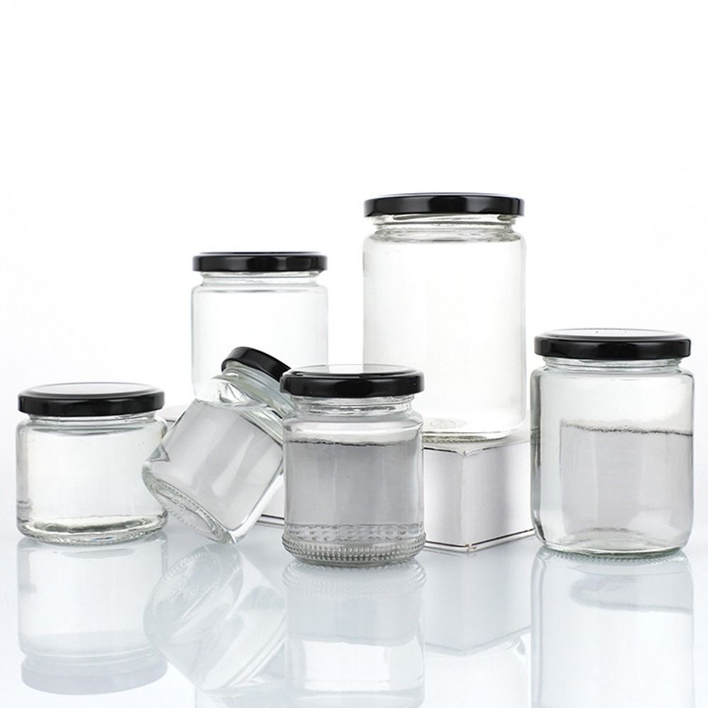 주방 원형 메이슨 항아리 식품 보관함, 블랙 밀폐 뚜껑 - Food Storage With Glass Lids 리뷰 및 가격