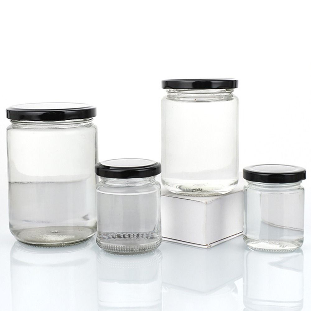 주방 원형 메이슨 항아리 식품 보관함, 블랙 밀폐 뚜껑 - Food Storage With Glass Lids 리뷰 및 가격