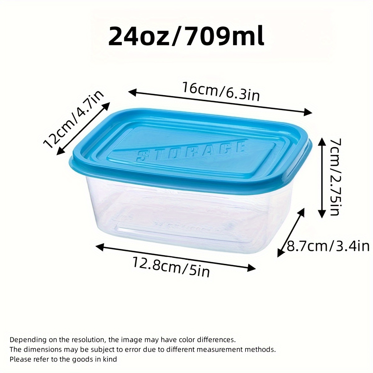 6개의 투명한 쌓을 수 있는 플라스틱 식품 보관 용기  - Food Storage With Colander 리뷰 및 가격