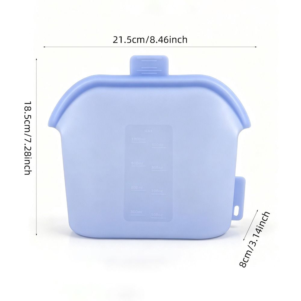 재사용 가능한 실리콘 식품 보관용 비닐봉투, 무독성,  - Food Storage Non Toxic 리뷰 및 가격