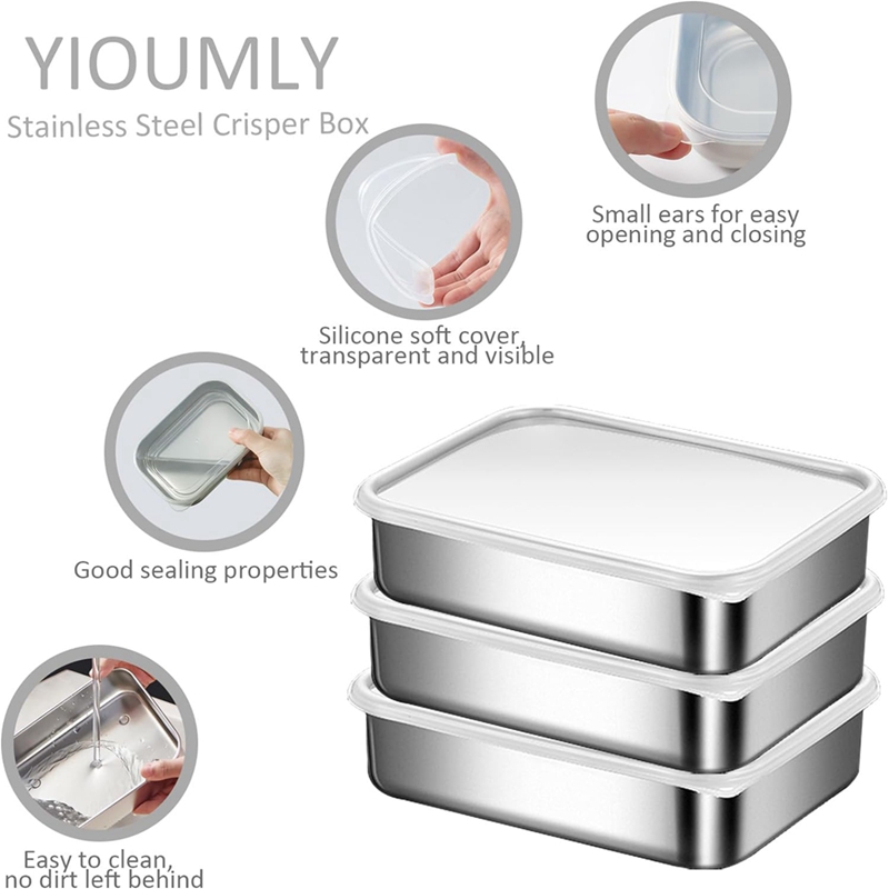 스테인리스 스틸 식품 보관 용기, 식품 보관 도시락 용 - Food Storage Box 리뷰 및 가격