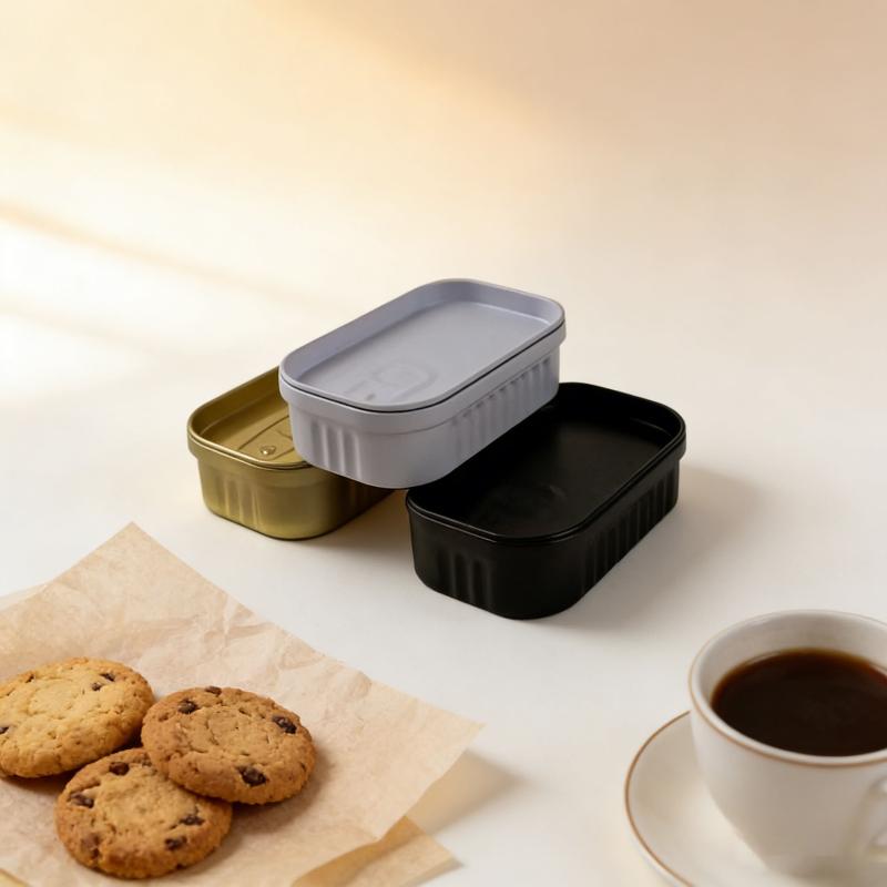 정어리 모양의 보관용 주석 상자 여행용 세면용품 알약  - Food Storage Non Toxic 리뷰 및 가격