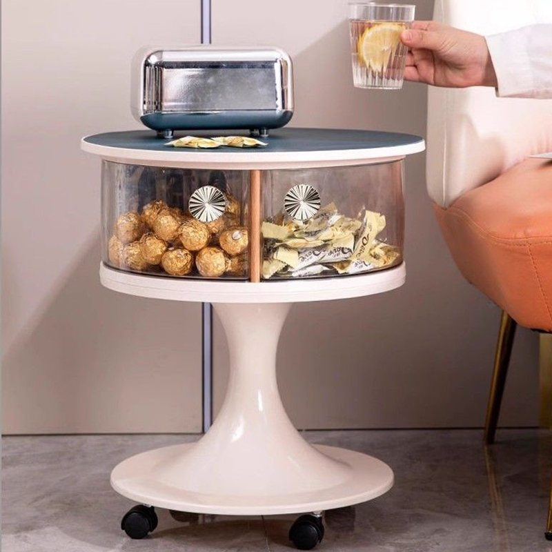 북유럽 커피 테이블 이동식 침실 소파 사이드 데스크 현 - Food Storage On Wheels 리뷰 및 가격