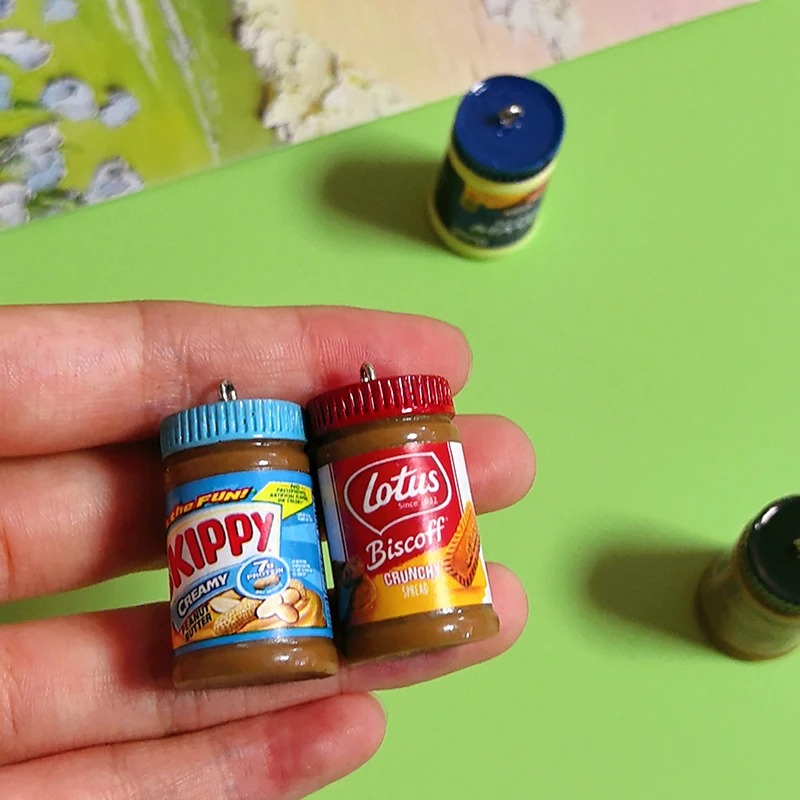 3D 미니어처 빅 샐러드 땅콩버터 레진 참 10개/팩  - Salad Dressing Bottle 리뷰 및 가격