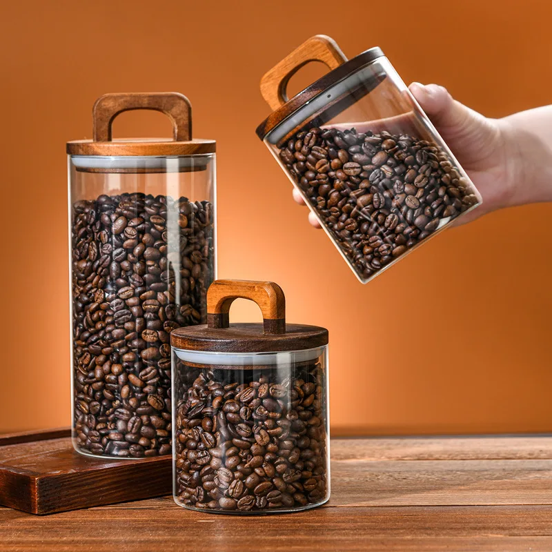 700-2100ml 나무 뚜껑 유리 항아리 1pc 밀폐 - Glass Food Storage Xl 리뷰 및 가격