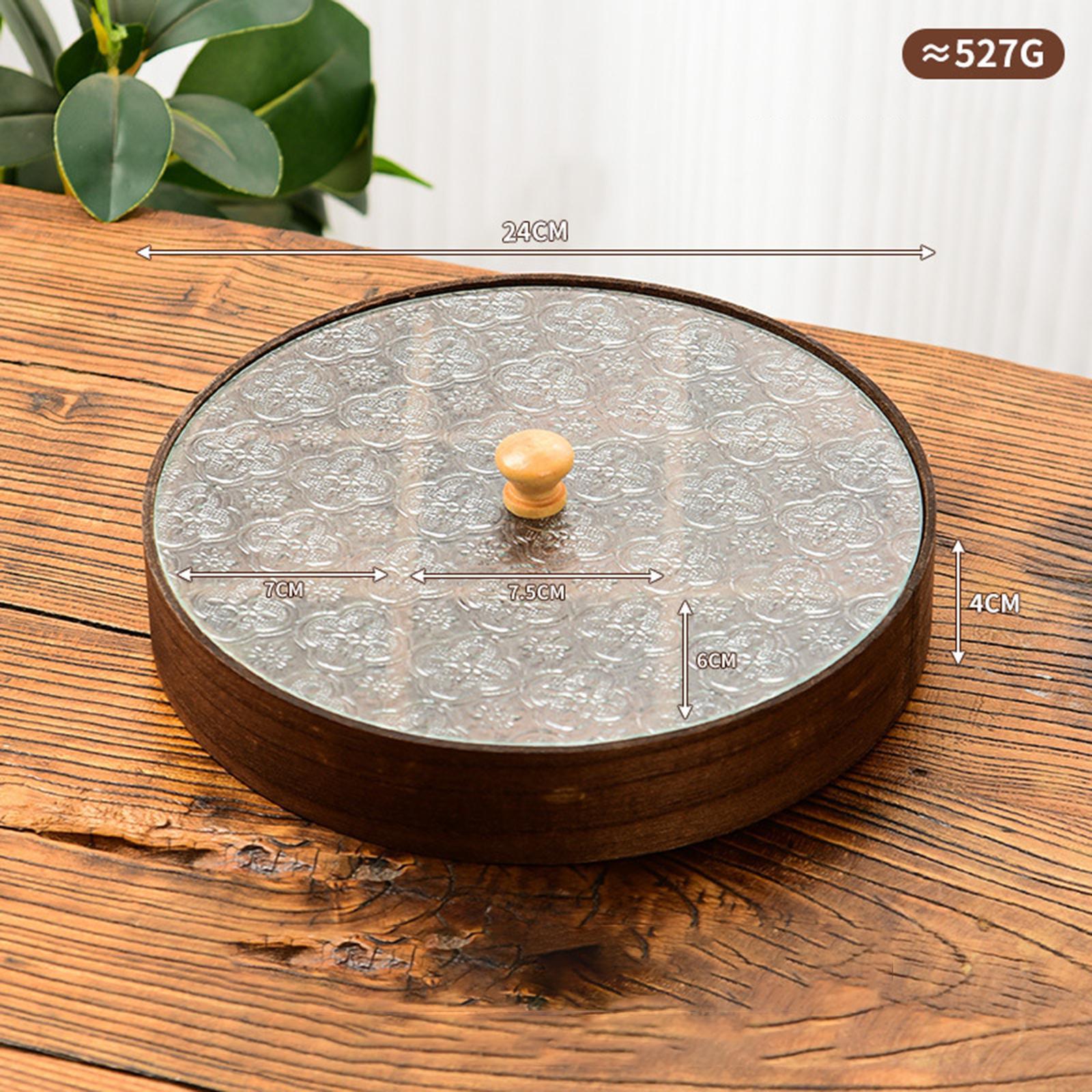 나무 유리 서빙 볼 뚜껑 포함, 분리형 칸막이 스낵 박 - Food Storage With Glass Lids 리뷰 및 가격