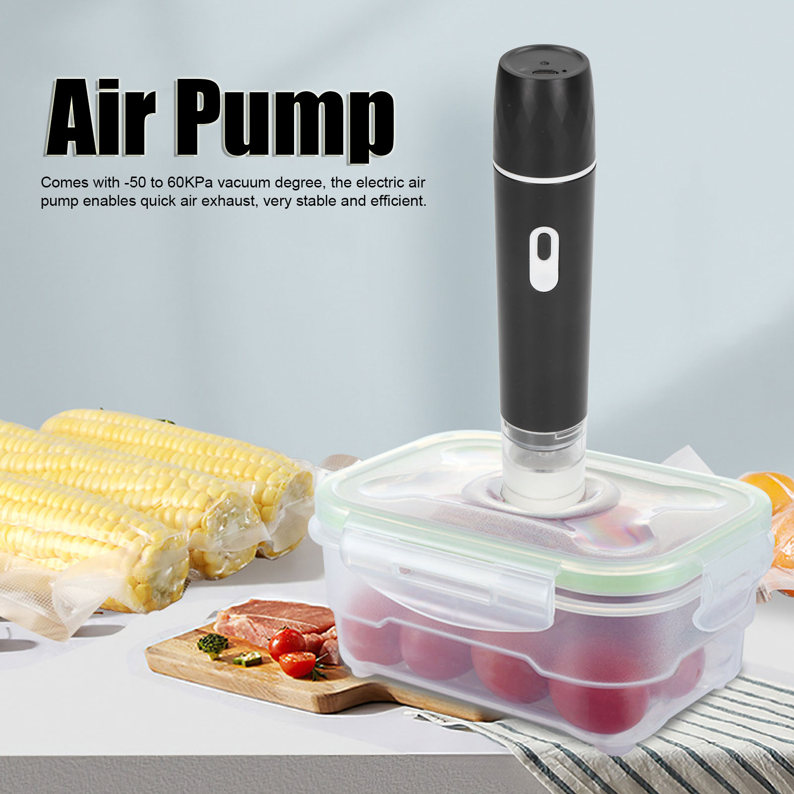 전기 에어 펌프 휴대용 진공 포장기 식품 보관용 에어  - Food Storage Vacuum Seal 리뷰 및 가격