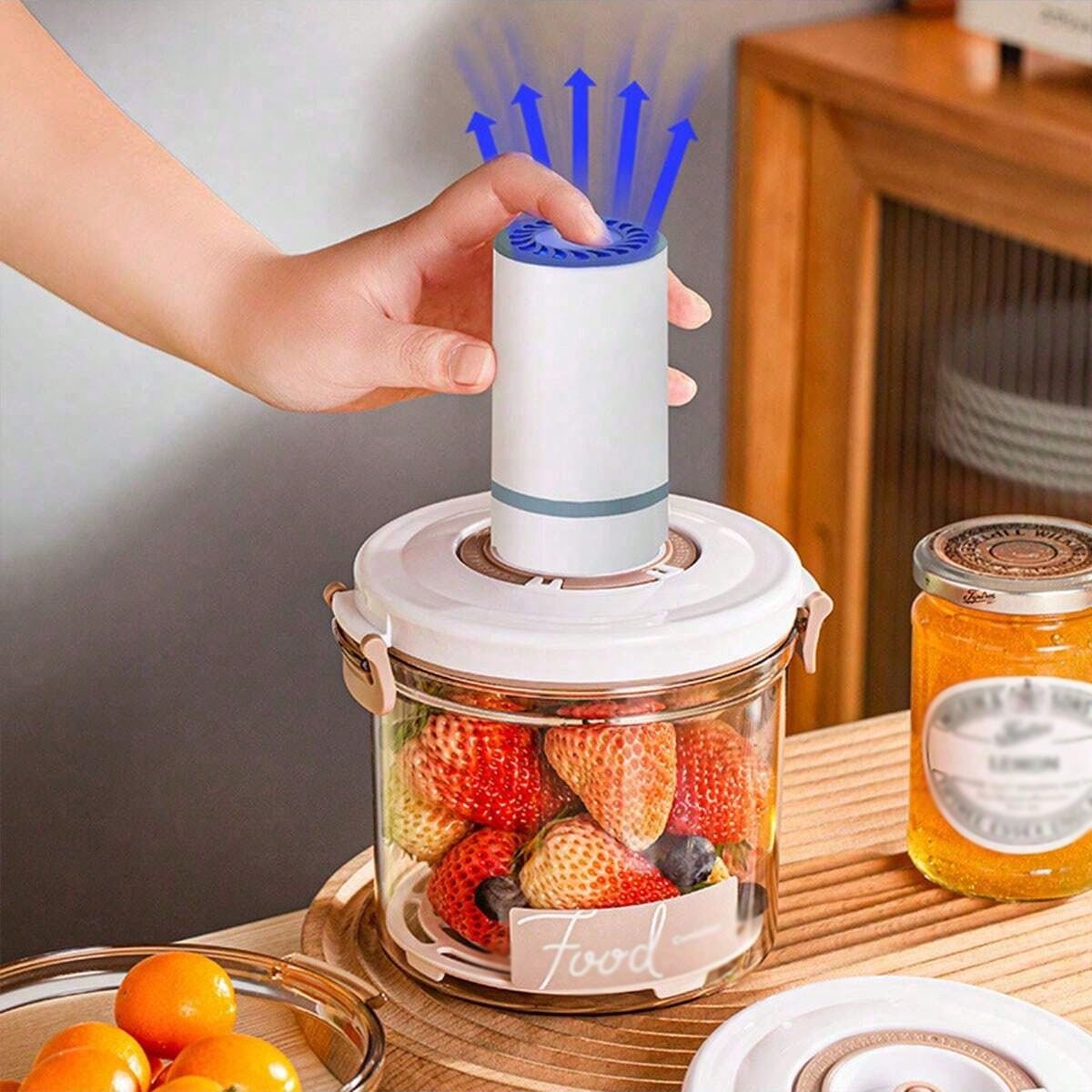 1개의 주방용 식품 등급 진공 밀봉 용기, 냉장고 진공 - Food Storage Vacuum Seal 리뷰 및 가격