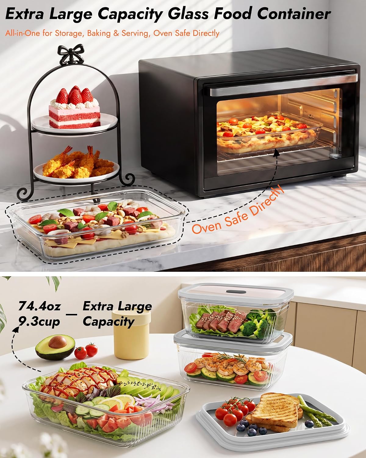 강화유리 뚜껑과 스팀 밸브가 있는 유리 식품 보관 용기 - Food Storage With Glass Lids 리뷰 및 가격