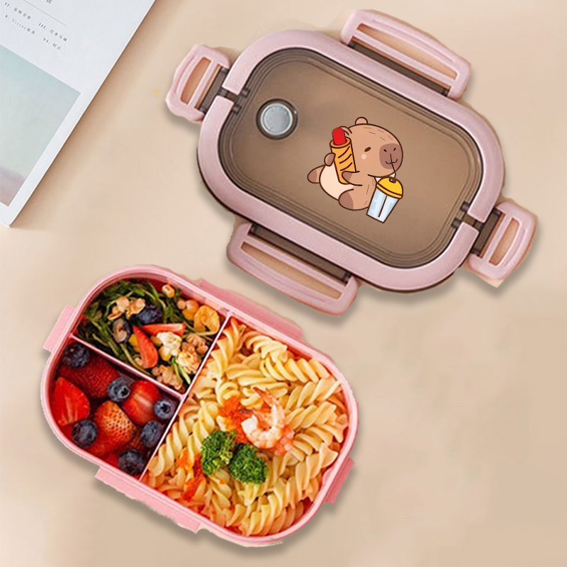 Capybara 도시락 상자 애니메이션 동물 인쇄 식품 - Food Storage Box 리뷰 및 가격
