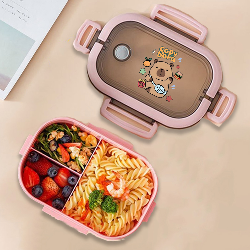 Capybara 도시락 상자 애니메이션 동물 인쇄 식품 - Food Storage Box 리뷰 및 가격