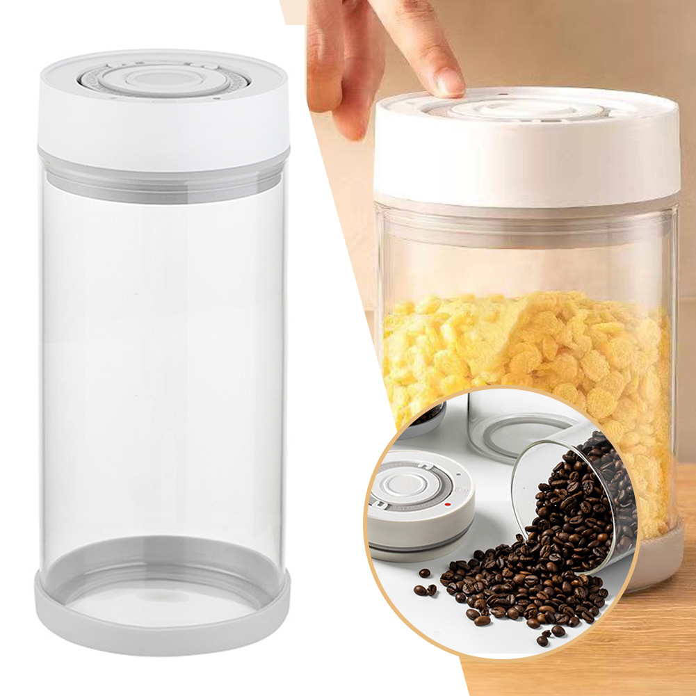 주방 습기 방지 유리 커피콩 항아리 자동 지능형 진공  - Food Storage Vacuum Seal 리뷰 및 가격