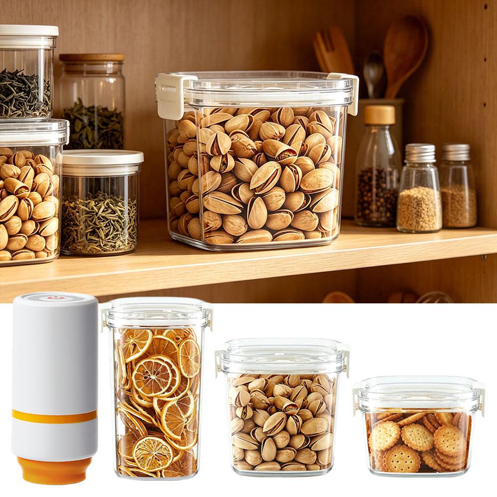 전기 진공 밀폐 용기 460–1300ml, 커피 원두, - Food Storage Vacuum Seal 리뷰 및 가격