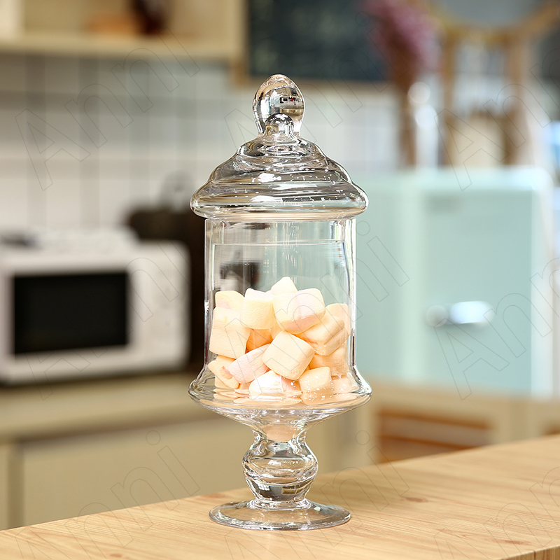 뚜껑이 있는 단순한 유리 저장 항아리, 웨딩 장식 사탕 - Food Storage With Glass Lids 리뷰 및 가격