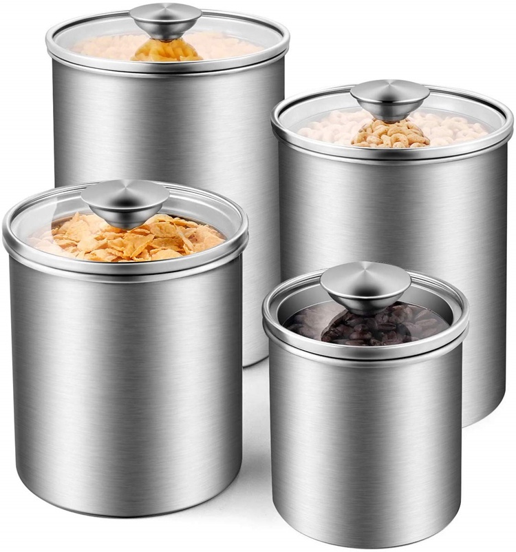 식품 보관 용기 차 커피 설탕 밀가루 밀폐형 주방 스테 - Food Storage With Glass Lids 리뷰 및 가격