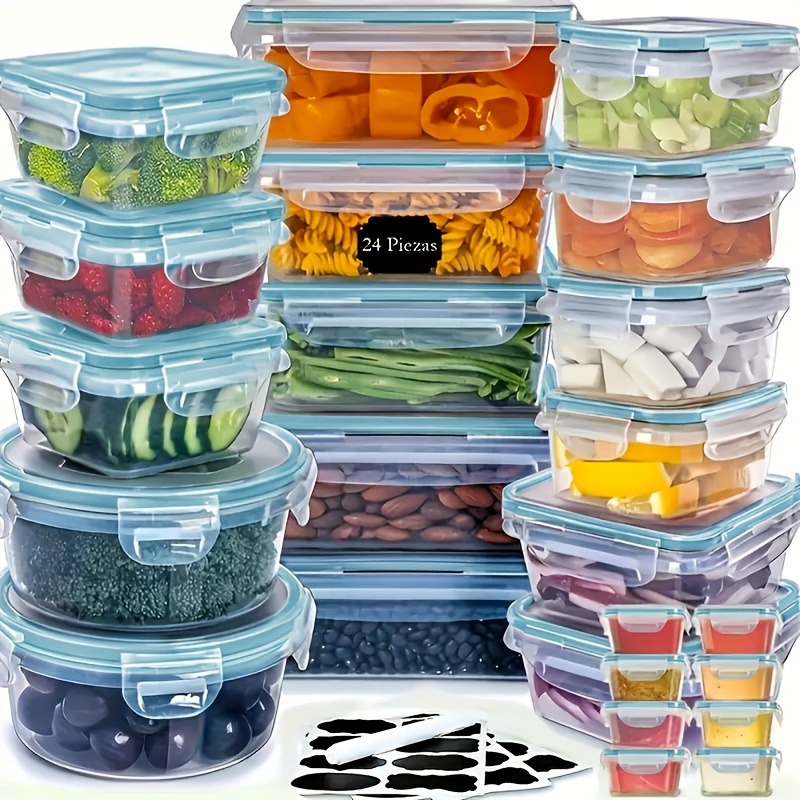 48개 BPA 프리 식품 보관 세트 – 주방, 식료품  - Food Storage With Colander 리뷰 및 가격