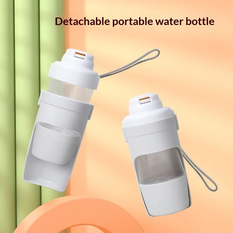 누수 방지 휴대용 반려동물 물병 2-in-1 사료 보관 - Food Storage Non Toxic 리뷰 및 가격